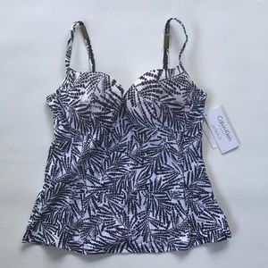 Calvin Klein Swimwear Tankini Top 10C NWT!